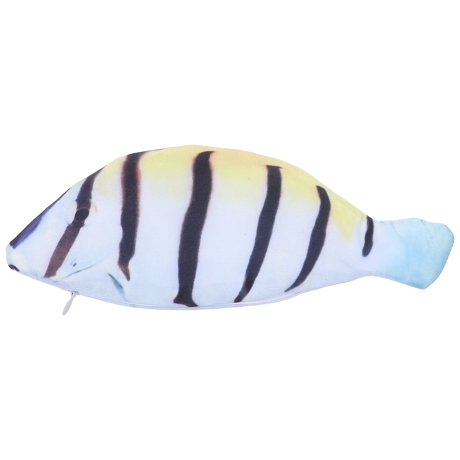 Large Capacity Simulated Fish Pencil Case Zipper Pencil Bag Multi Function Stationery Pouch Makeup Organizer Travel Storage Bag