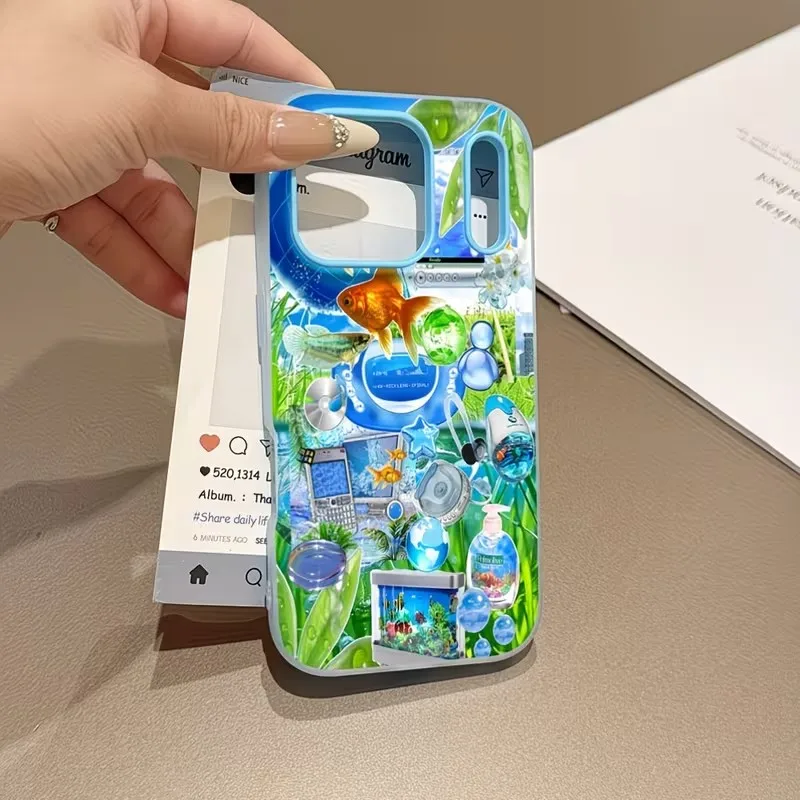 Frutiger Matte Candy Color 2 in 1 Phone Case for Motorola Moto Edge G Stylus 60 G64 50 Power Fusion Neo Pro 2025 4G 5G Aero Fish - view 5