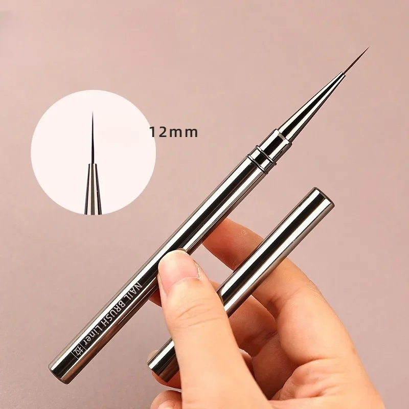 Nagellijm Fototherapie Pen Uv Gel Borstel Pen Acryl Nail Art Schilderij Tekening Liner Manicure Professionnel Borstels Tool