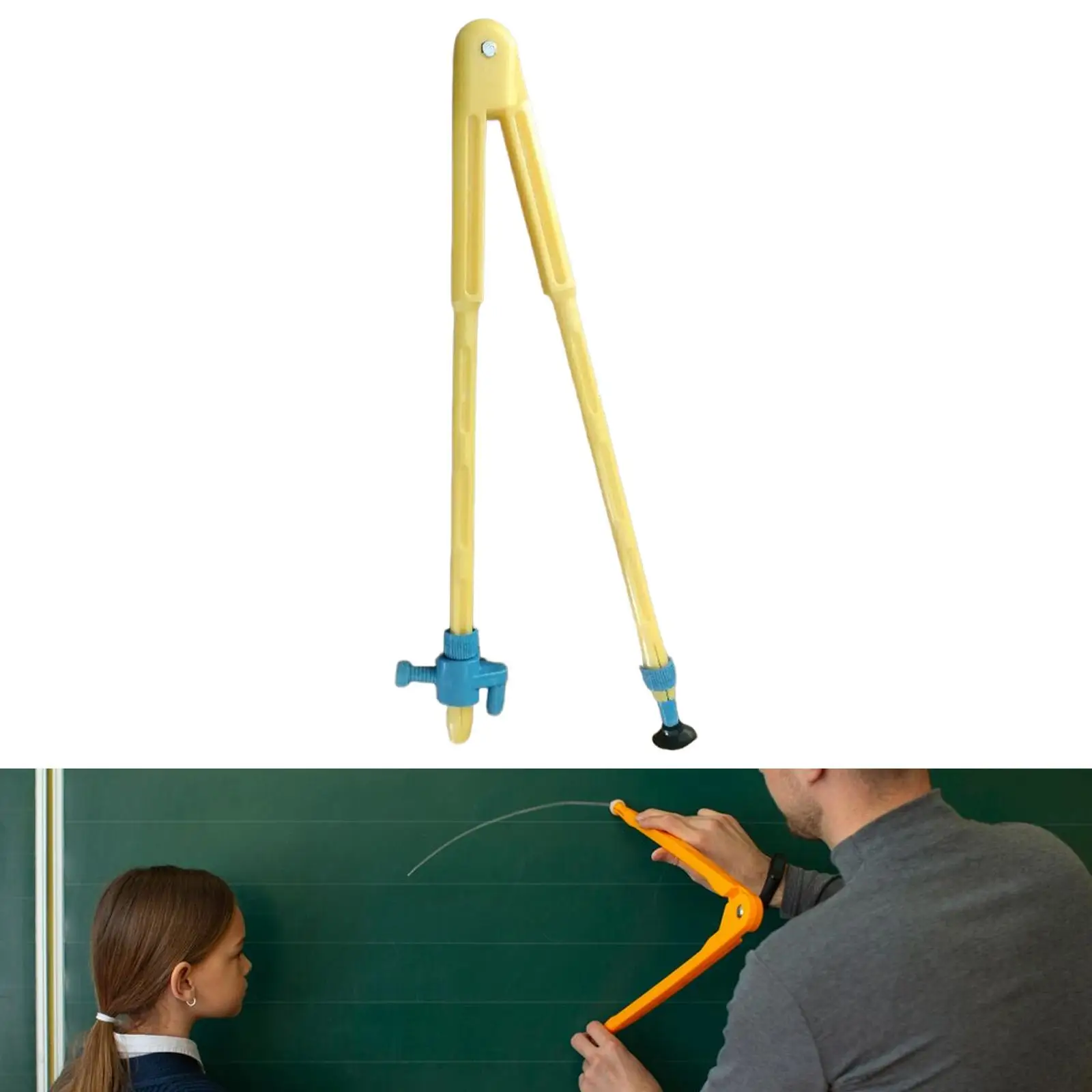 Teaching Compass Painting Tool Demonstration Compass Large Math Teaching Compass for Learning