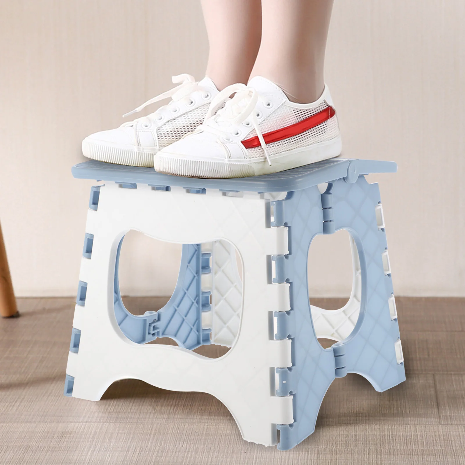 Sgabello pieghevole Sedile da campeggio per bambini in plastica portatile Giardino esterno Campeggio Pieghevole Bambini Adulti Forte semplice Inaugurazione della casa