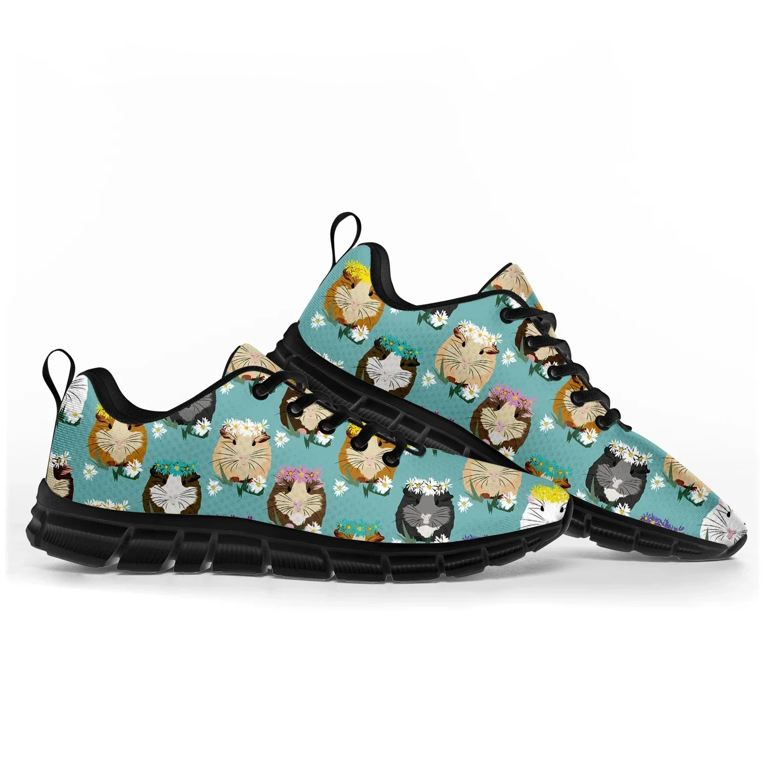 Cute Cartoon Guinea Pig Sports Shoes Mens Womens   Custom Sneakers Tailor-Made Shoe High Quality Couple