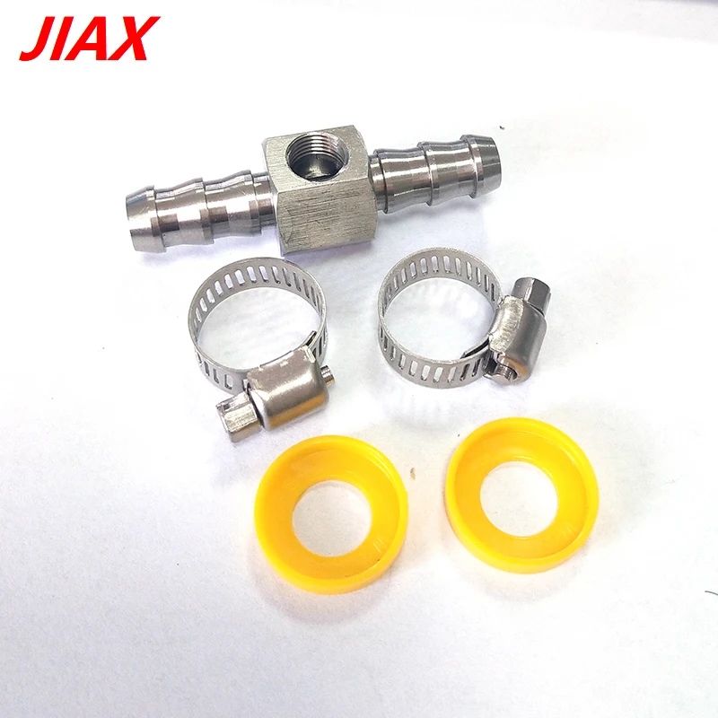 

Monitor Fuel Pressure with This 3/8" Stainless Steel T-Junction Adapter – High-Temp Resistant for Sensor Installation