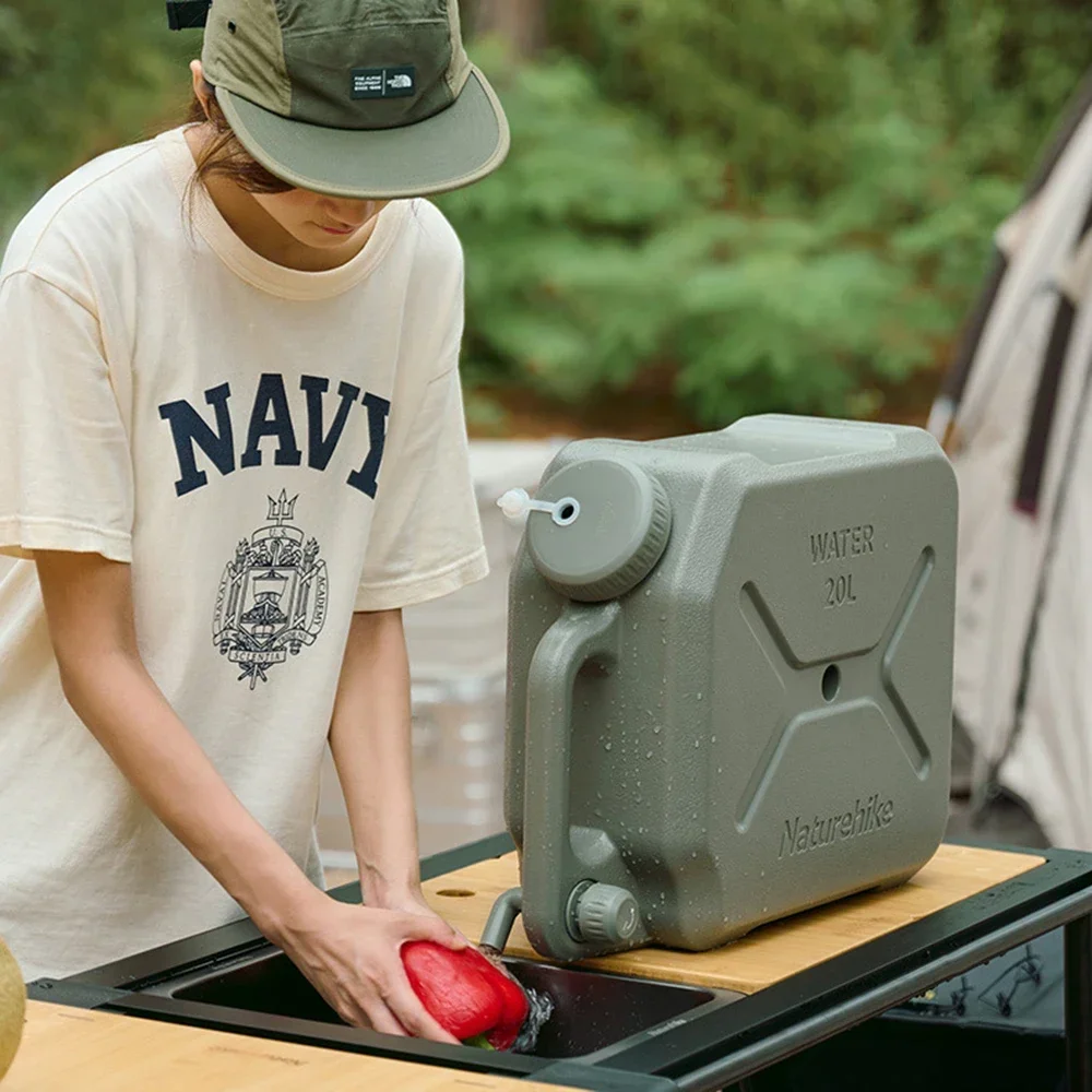 12L-20L Large Capacity Camping Water Bucket,Outdoor Portable Food Grade Water Storage Bucket,Hiking Fishing Water Container