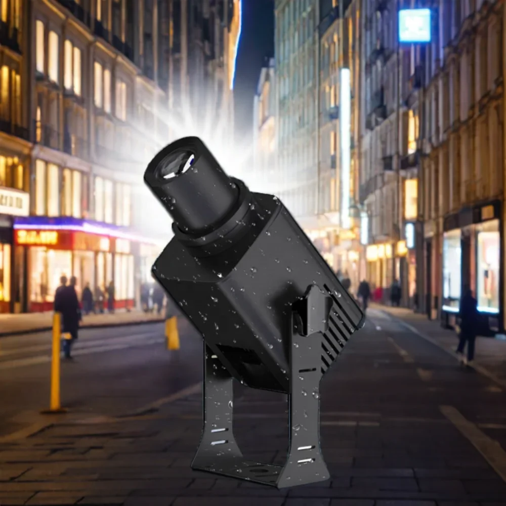 TNT Outdoor 25W-80W IP67 Waterproof LED Logo Projector Aluminum Body Grade Gobo Projectors for Outdoor Advertising