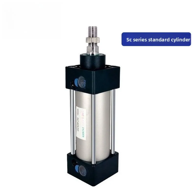 SC Series Standard Pneumatic Cylinder, 100mm Bore 10-110mm Stroke, with Magnet Option for Industrial Automation