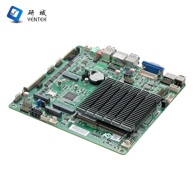 for N5095 Quad Core Mini ITX Motherboard 170x170mm Fanless DDR3 VGA LVDS eDP LAN 8 USB 6 COM SATA Industrial Mainboard