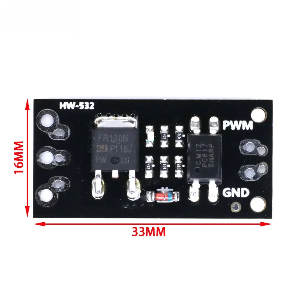 Isolated MOSFET MOS Field Effect Tube Module 3V / 5V FR120N LR7843 D4184 AOD4184 Board Replacement Relay For Arduino and MCU