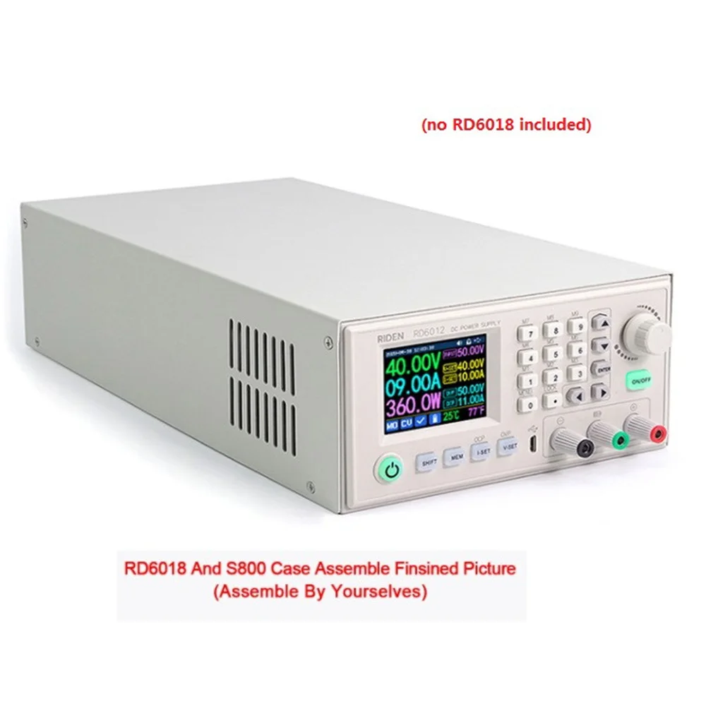 

Exquisite-Digital Power Supply Case, RD6018 RD6018W Case Digital Power Supply Case S800 For RD6018 Voltage Converter (No RD6018)