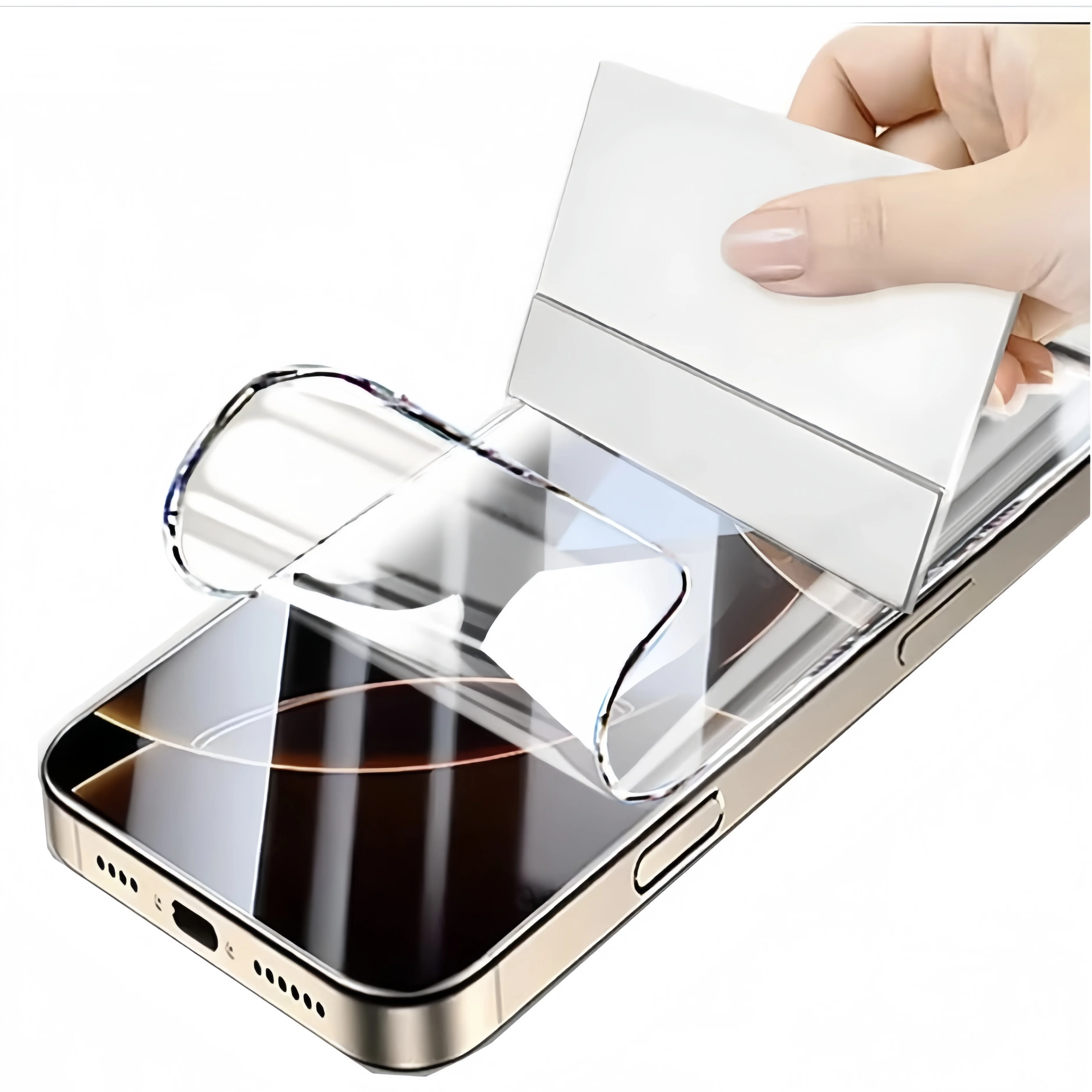 

2 шт. гибкой гидрогелевой пленки для iPhone 17e / 16e, защитная пленка для экрана [НЕ СТЕКЛО], невидимая, тонкая, устойчивая к царапинам, самовосстанавливающаяся