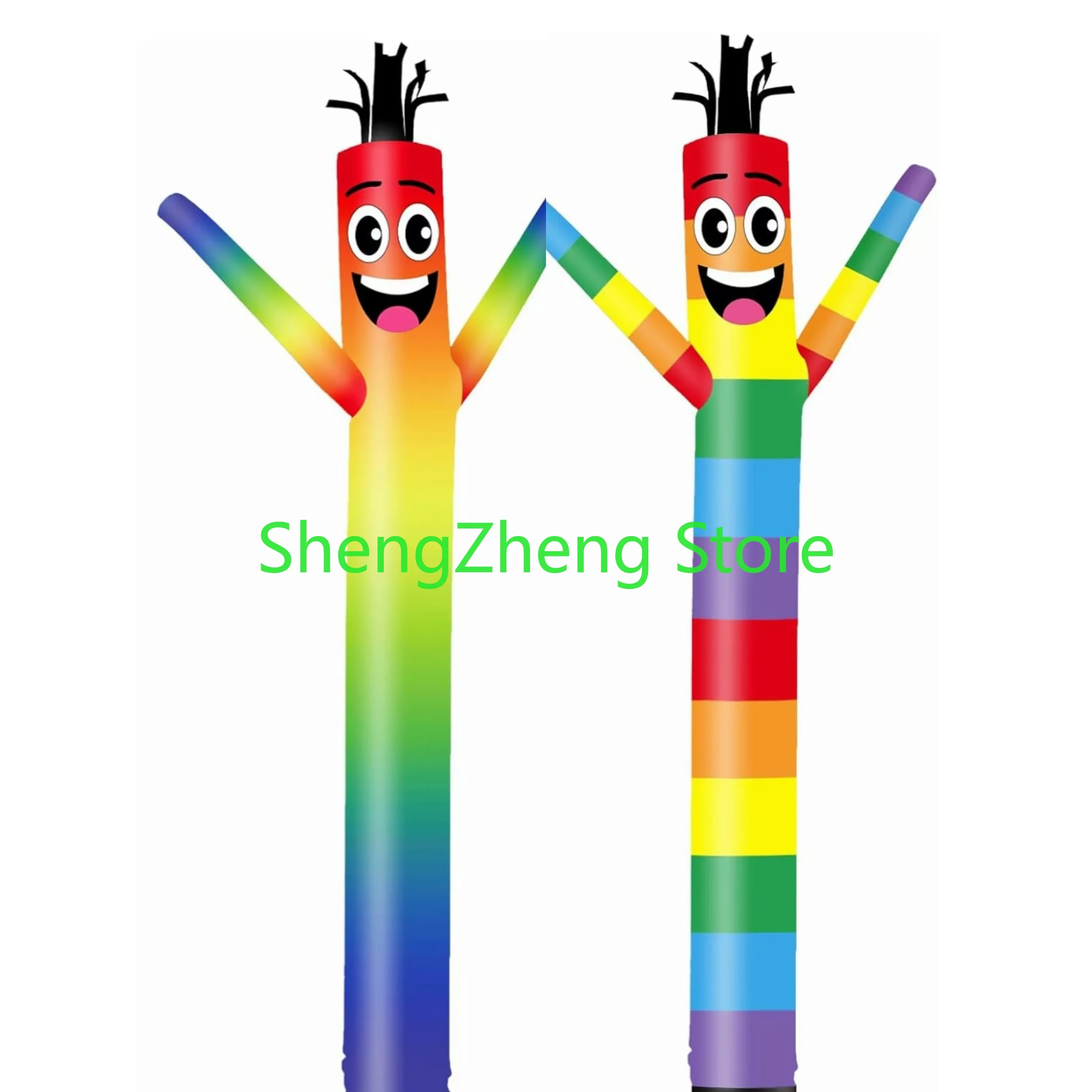 1Pcs 20FT Tall Inflatable Tube Man Rainbow Wacky Wavy Dancing Guy  (Blower Not Included)