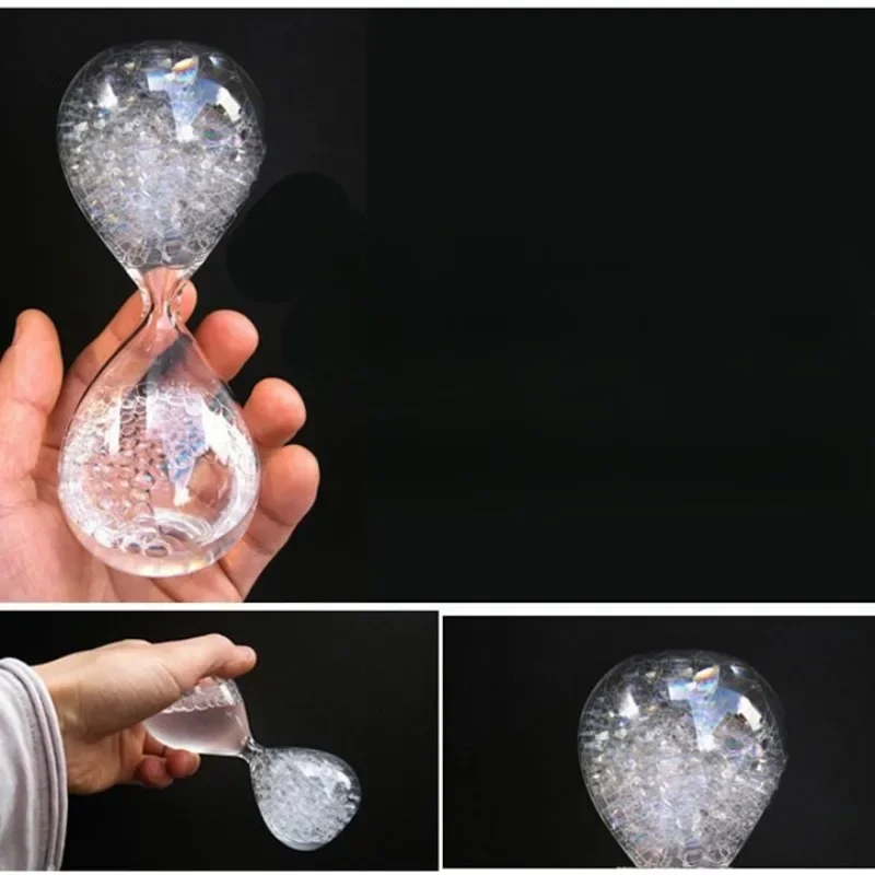 Bubble Fantasy Bubble Hourglass Simple Household Creative Desktop Decoration High Borosilicate Glass Miss Puff Singing Hourglass