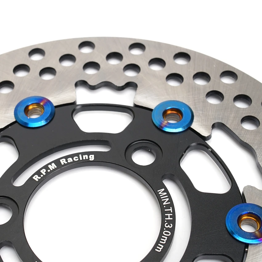 220mm Brake Disc Rotor 3 Hole Caliper Set RPM 4 piston Brake Caliper Radil mounting for Yamaha Aerox Nitro BWS 100 JOG 50 ebike