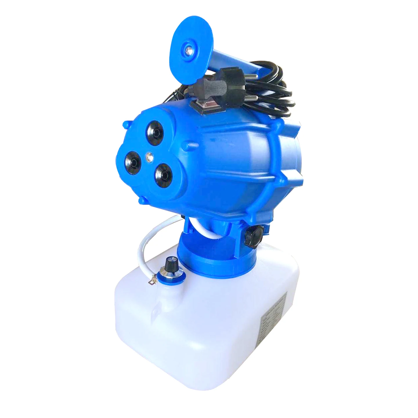Electric High Pressure Mosquito Fogger Machine with 5L Mini Fine Misting Plastic Lithium Battery Power Source for Garden Use