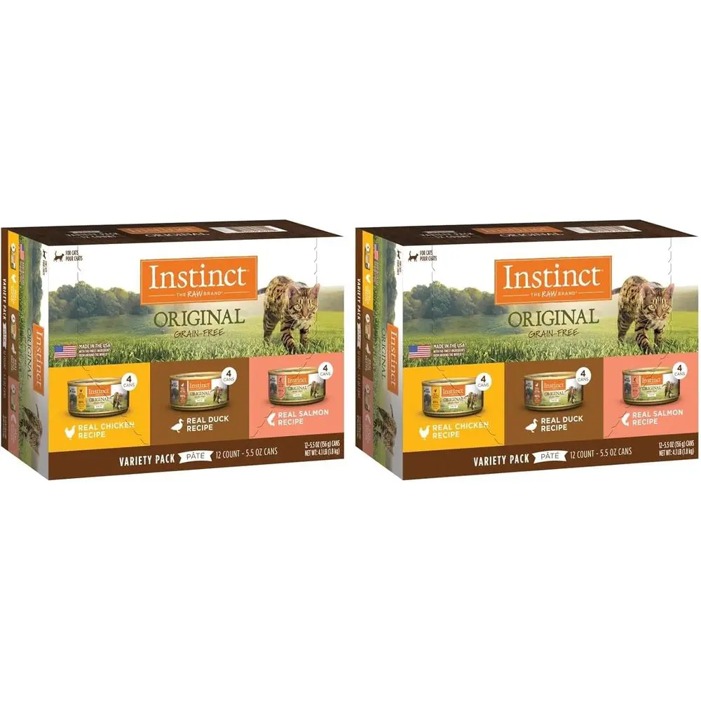 

Оригинальный влажный корм для кошек Pate, беззерновая рецептура - Ассорти, 5,5 унций, (упаковка 24 шт.)