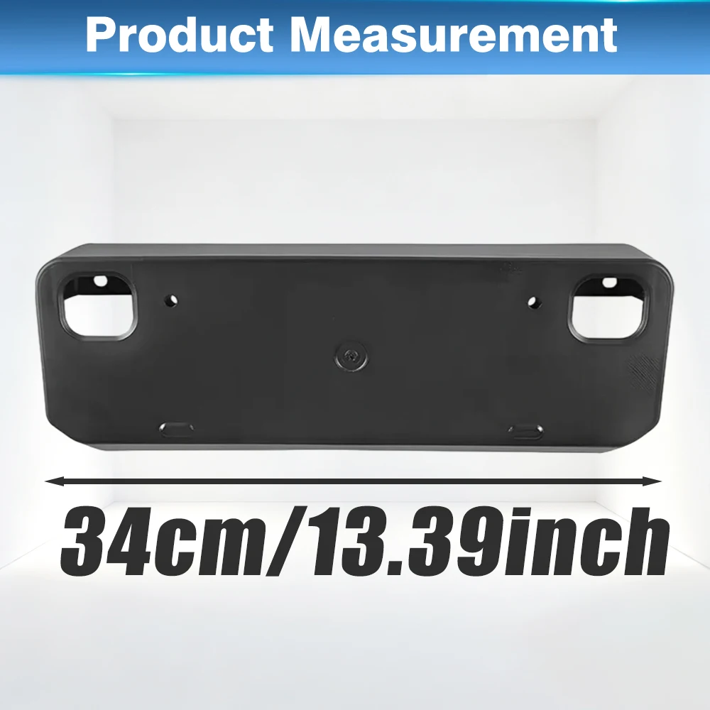 1 Set Car Front Bumper License Plate Bracket 5211435040 TO1068130 For Toyota 4Runner 2014-2023 Frame Holder Mount Bracket ABS view 2