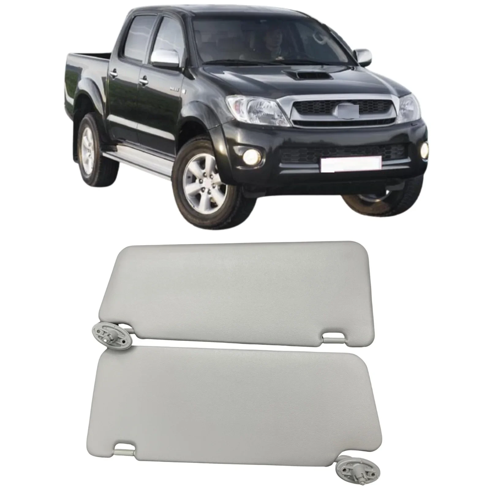 

For Toyota Hilux 74310-0k040 sun visor (without cosmetic mirror) 2005 2006 2007 0008 2009 2010 2012 2013 2014 Auto parts