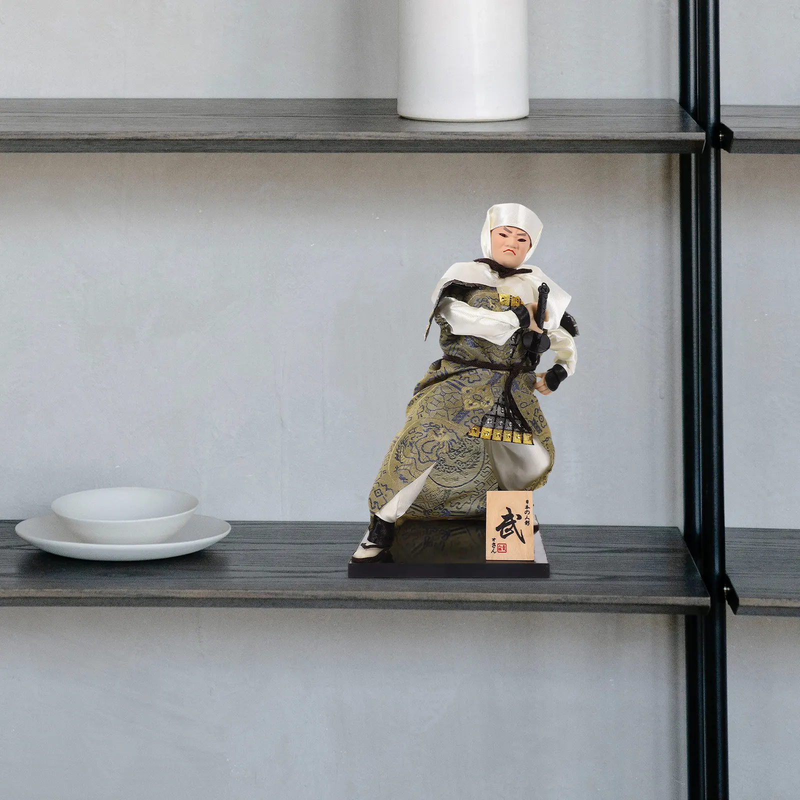 

Traditional Japanese Samurai Cartoon Small Samurai Decoration Exquisite Home Crafts Japandi Decor Japanese Decorations Party