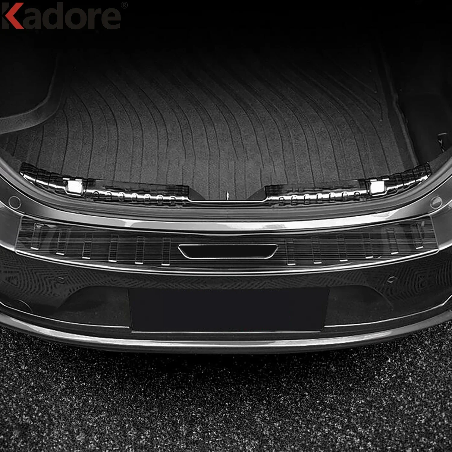 لمازدا 3 Axela BP 2019-2022 2023 2024 2025 الصلب الخلفي الجذع الوفير غطاء الكسوة الباب الخلفي عتبة الباب لوحة الحرس اكسسوارات السيارات #3