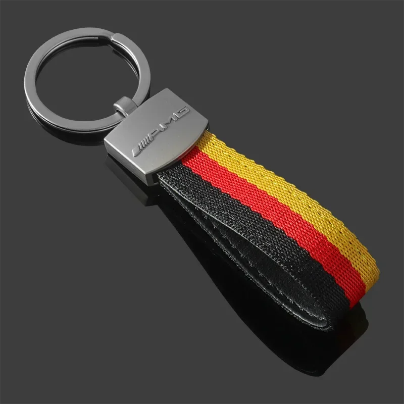 Nylon Rope Car Key Chain Keyring Keychain For Mercedes Benz AMG GLC W203 W206 W205 W211 W212 W201 W210 W168 W220 Accessories