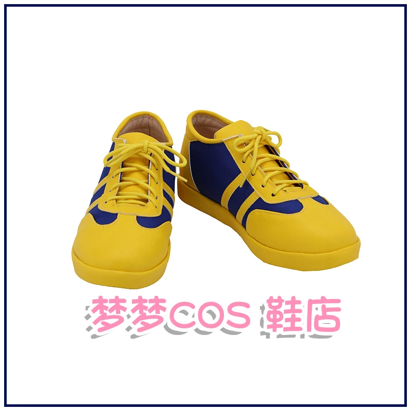Juego Street Fighter Chun Li, zapatos de Cosplay, botas, Carnaval de Halloween para mujeres y hombres, juego de rol, zapatos deportivos amarillos hechos a medida