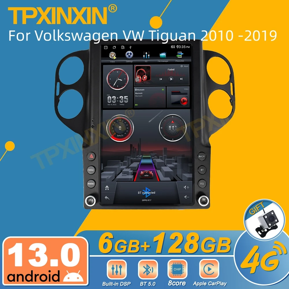 For Volkswagen VW Tiguan 2010 - 2019 Android Car Radio Multimedia Video Player Wireless Carplay Autoradio Stereo GPS Navi Head