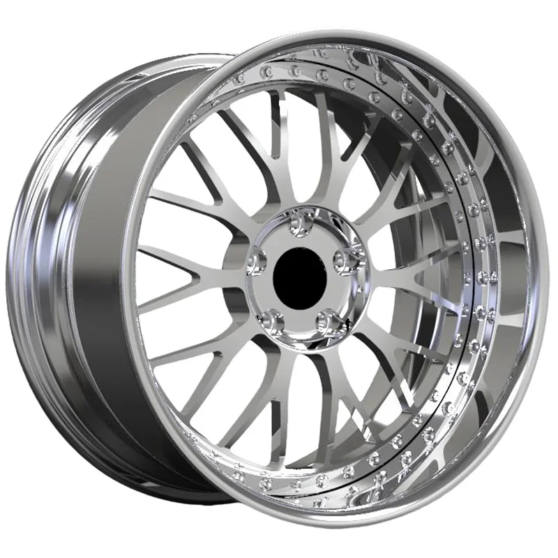 

Borui New Design 2 Parts Piece Forged Wheels Passenger Car Wheels 2 Piece Rims 5X120 Alloy Wheels Rims