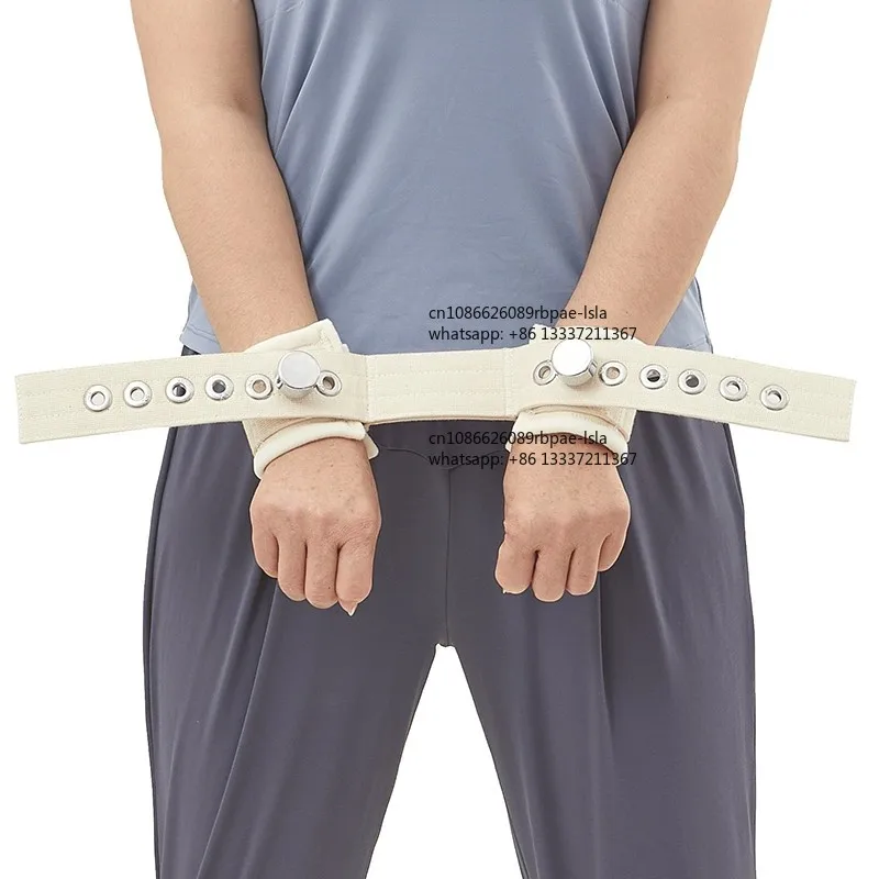 Standing Hands Wrist Magnetron Restraint Strap Cut-Resistant For Manic Patient Psychiatric Nursing Home