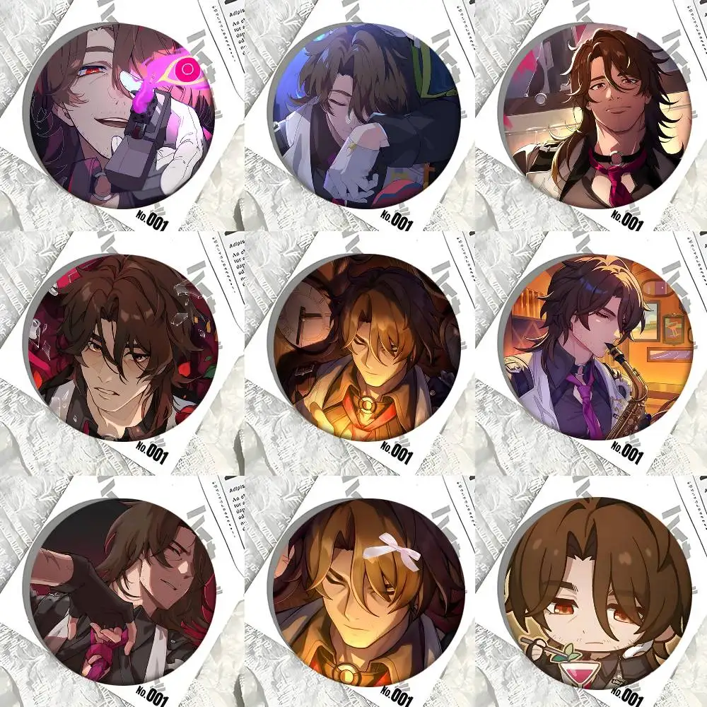 Game Honkai Star Rail Gallagher Round Badges Can Be Used To Decorate Clothes And Backpack Pins