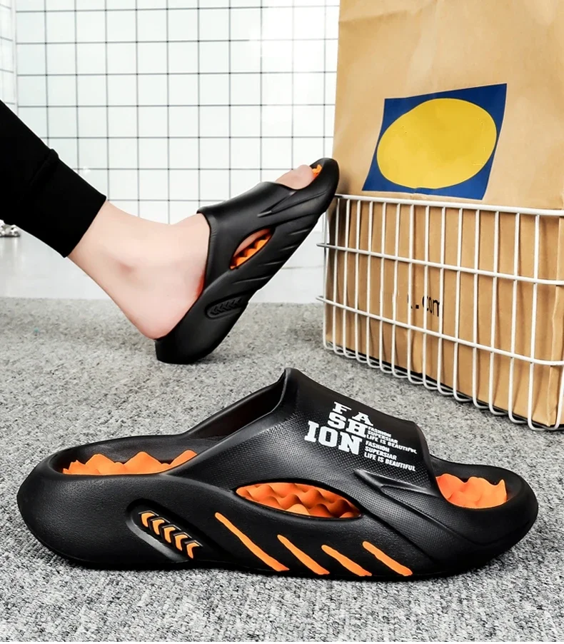 Sommer Herren Massage-Slipper Indoor Outdoor Sandalen Strand Freizeitschuhe Weiche Sohle Slides Herren Flip-Flops Herrensandalen Große Größe 47 – Detail 7