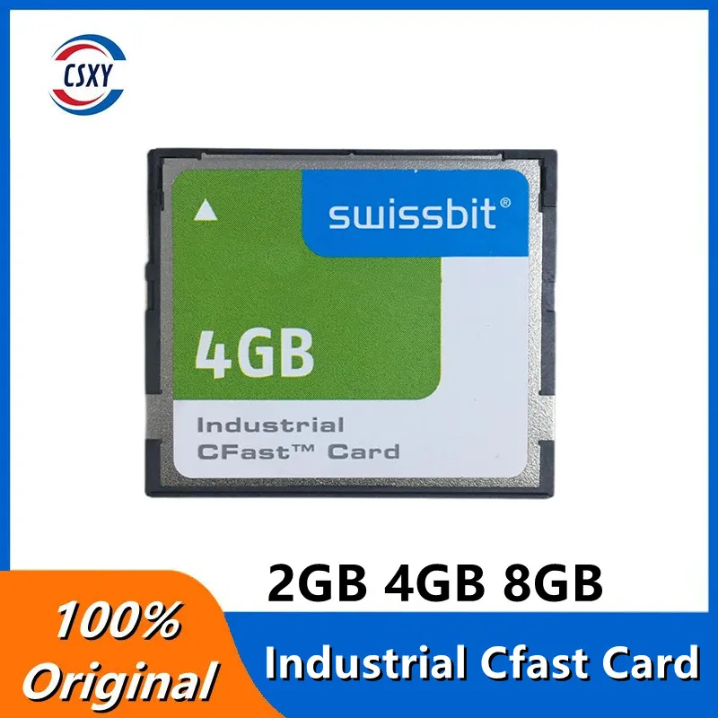 Original SWISSBIT CFAST Card 128GB 32GB 8GB 4GB 2GB Industrial Cfast Memony Card A2 Main control SLC Industrial Grade Particles