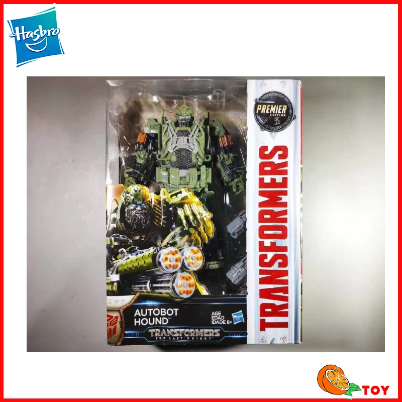 

In stock Hasbro Transformers toys Transformers: The Last Knight TLK Class V Hound Model Robot Collection Action Figure