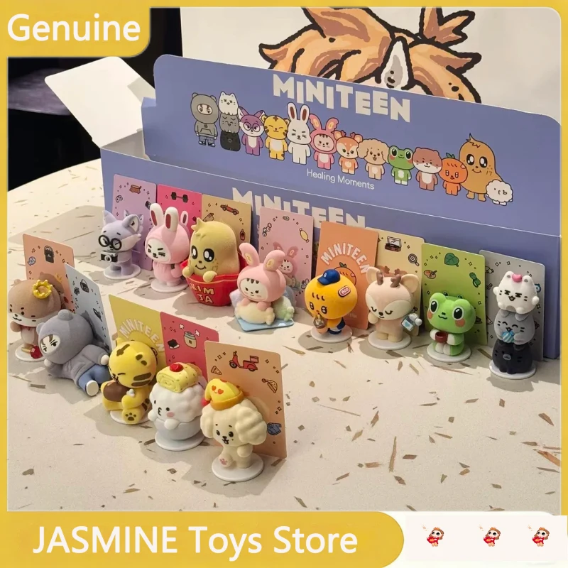 Original POP MART MINITEEN Healing Time Series Blind Box Handmade Mystery Box Toy Birthday Special Gift SEVENTEEN In Stock