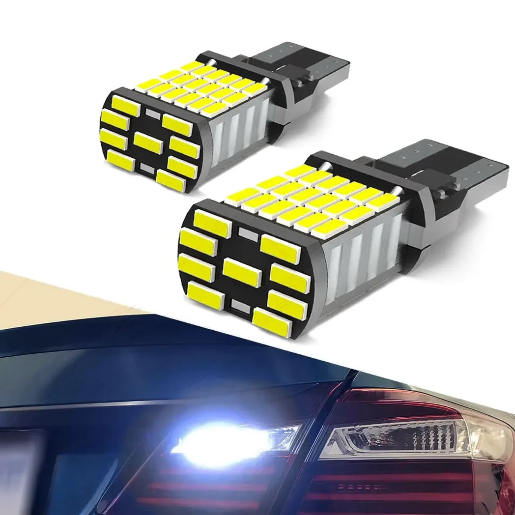 

2x Signal Lamp T15 Led Super Bright W16W Led Bulbs 912 921 For Reverse Lamp Backup Parking Light 12V White Amber Yellow