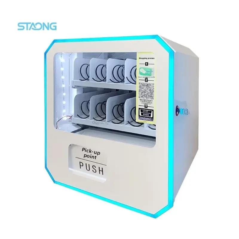 Smart Self Service Wine Vending Machine 24H Automatic Sales Support QR Code Payment Remote Control System For Bar Club