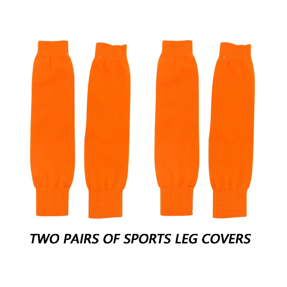 2Pair Breathable Legwarmers Knee Protector Sports Leg Sleeves Soccer Child Adult Outdoor Protective Sleeves Support Guard Pads