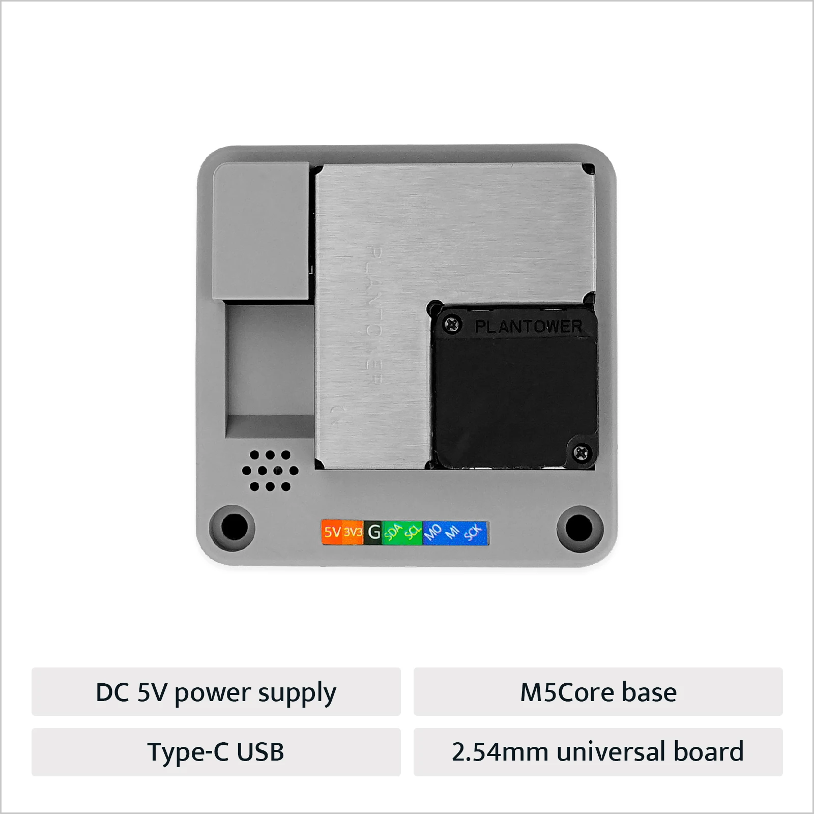 M5Stack Officiële PM2.5 Air Kwaliteit Kit (PMSA003 + SHT30)