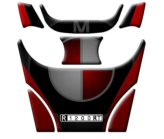 Motorcycle  Anti Slip Side Traction Pads Tank Pad Decals Stickers For R1200 RT R1200RT