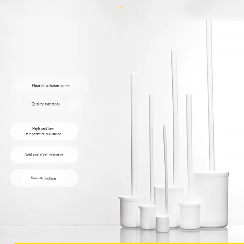 PTFE solution spoon sampling spoon anti-corrosion measuring cup strong acid and alkali resistant liquid sampler