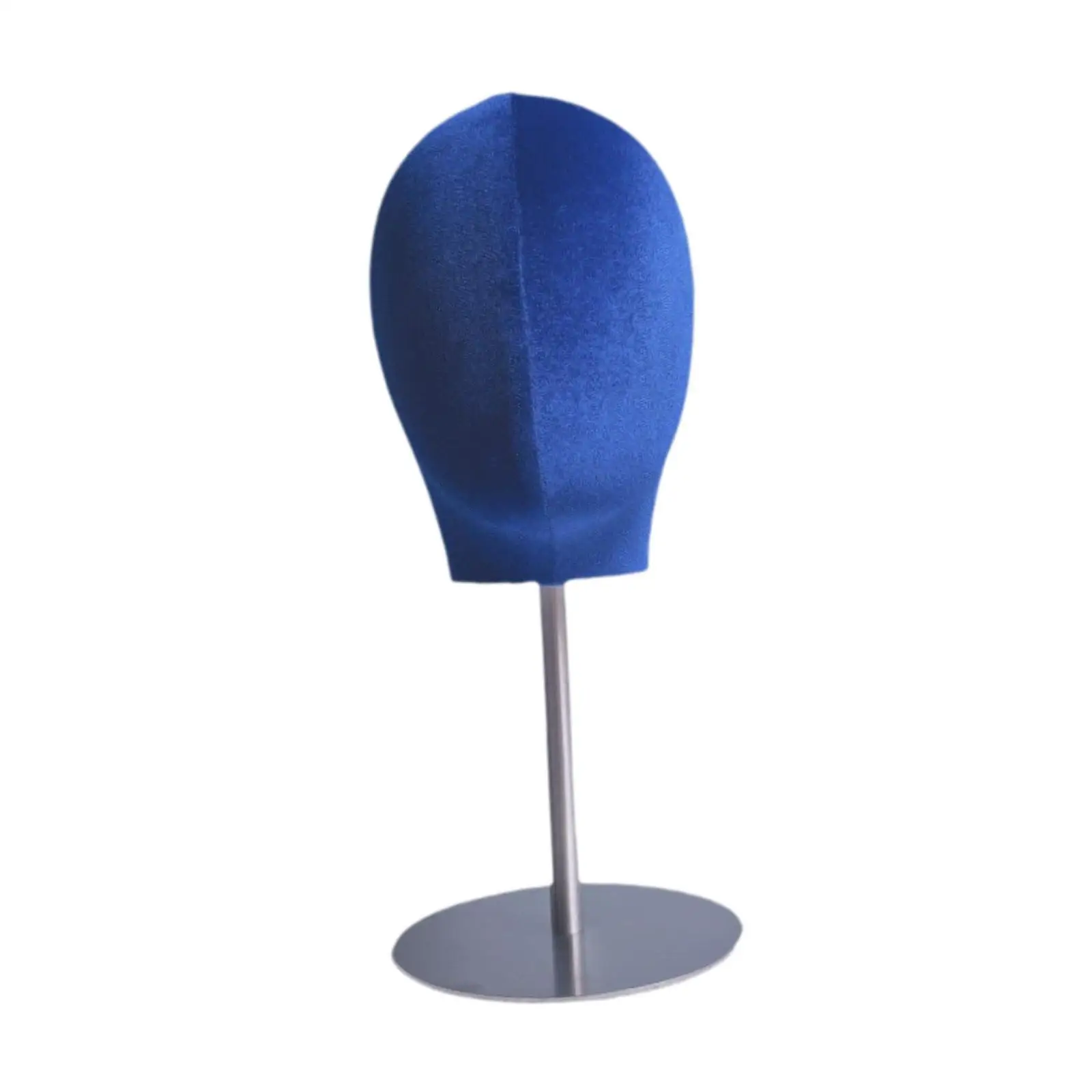 Wig Stand Manikin Head Model Shopping Mall Hairdresser Training,Hat Display Rack Model Head Stand for Hats Headdress Wigs