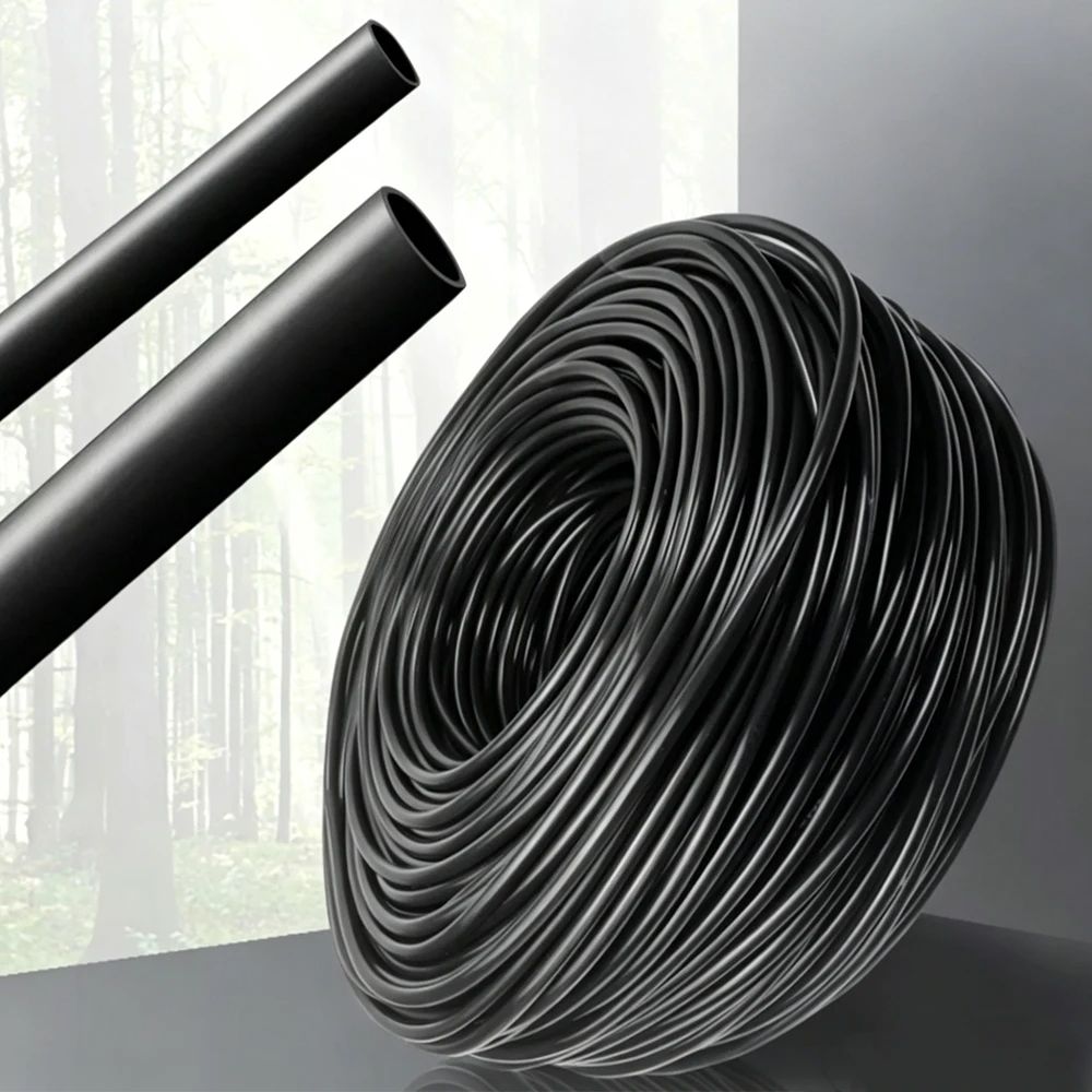 Black Industrial-grade ID 2/3/4/5-25mm -60 ~200 DegrHeat Resistant Flexible Silicone Pipe Aquarium Air Pump Soft Silicone Tube