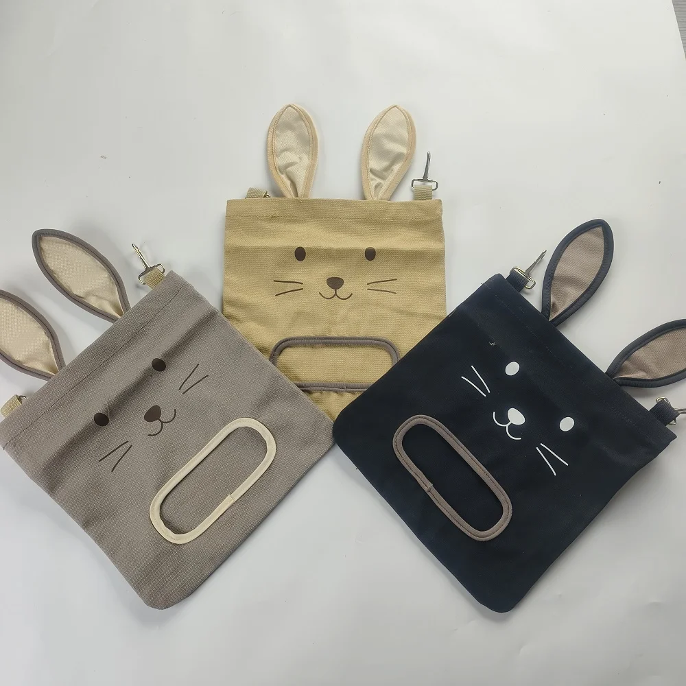 أرنب جديد معلق كيس القش على شكل تغذية تغذية حزمة مريحة متعددة الألوان المتاحة مستلزمات الحيوانات الأليفة الصغيرة #2