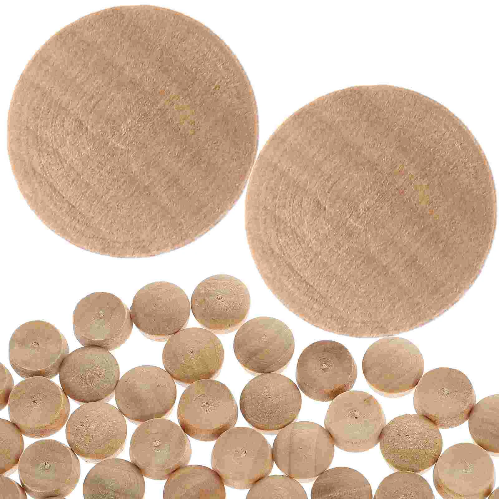 

50 Pcs Wooden Plug 135*65mm Beehive Hole Bottle Particle Screw Cover Furniture Accessories Plugs for Round Plant Rack Pocket