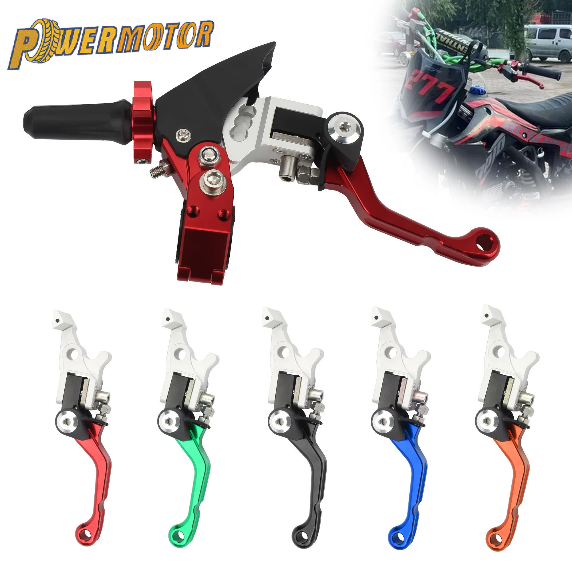 Universal CNC Motorrad Bremse Kupplung Hebel 22mm Lenker Für Kayo KTM Husqvarna Motocross Refit Teile Dirt Bike Zubehör