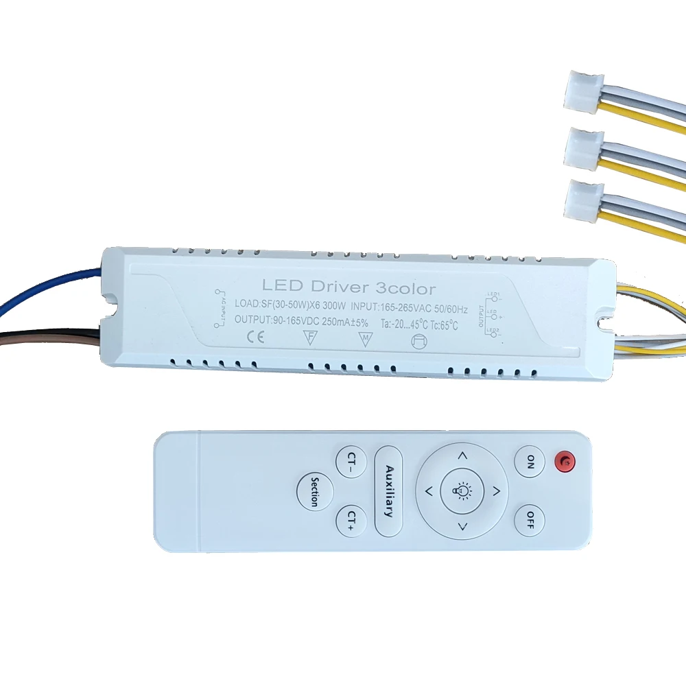 Infrared Remote Control LED Power Supply 220V Dimable Constant Current LED Driver 30-50Wx6 300W 40-60Wx6 360W Transformers