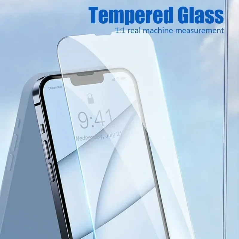 3 PIEZAS Vidrio protector para iPhone 16 15 14 13 12 11 Pro Max XR X XS 17 Pro Max Protector de pantalla para iPhone 14 15 Plus 13 Mini Glass 2