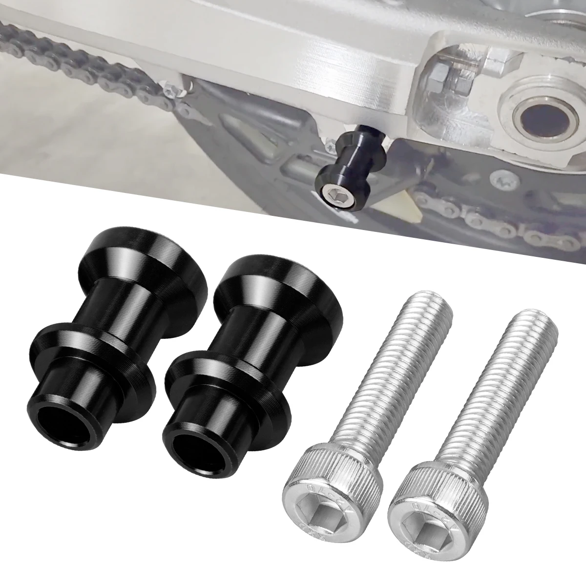 

For 2022-2025 Husqvarna Norden 901 Swingarm Spools M10x1.5 Swingarm Sliders for Husqvarna 701 Supermoto 701 Enduro 2016-2025