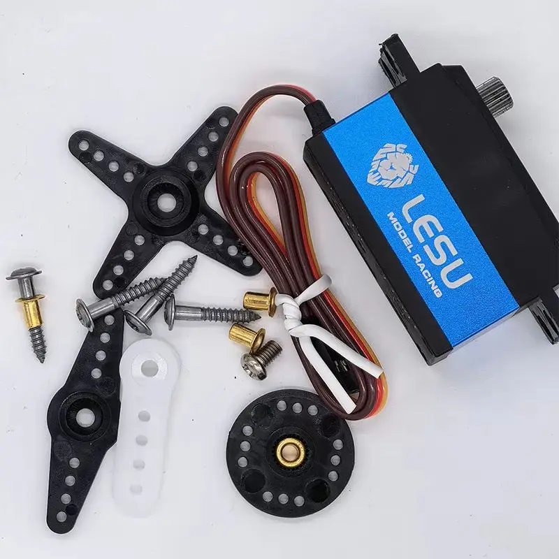 

Модель Good Time LESU с высоким крутящим моментом, 14 кг, титановая металлическая шестерня, рулевой замок, дифференциальный сервопривод, аксессуары для радиоуправления