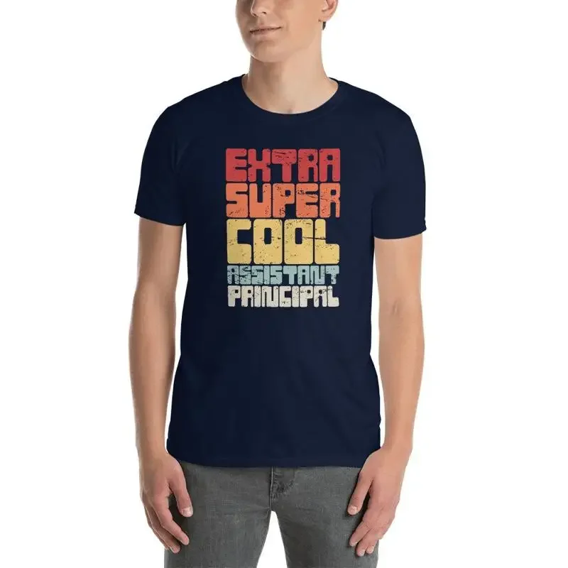 Assistant Principal T Shirt Principle For Elementary Middle High School Retro