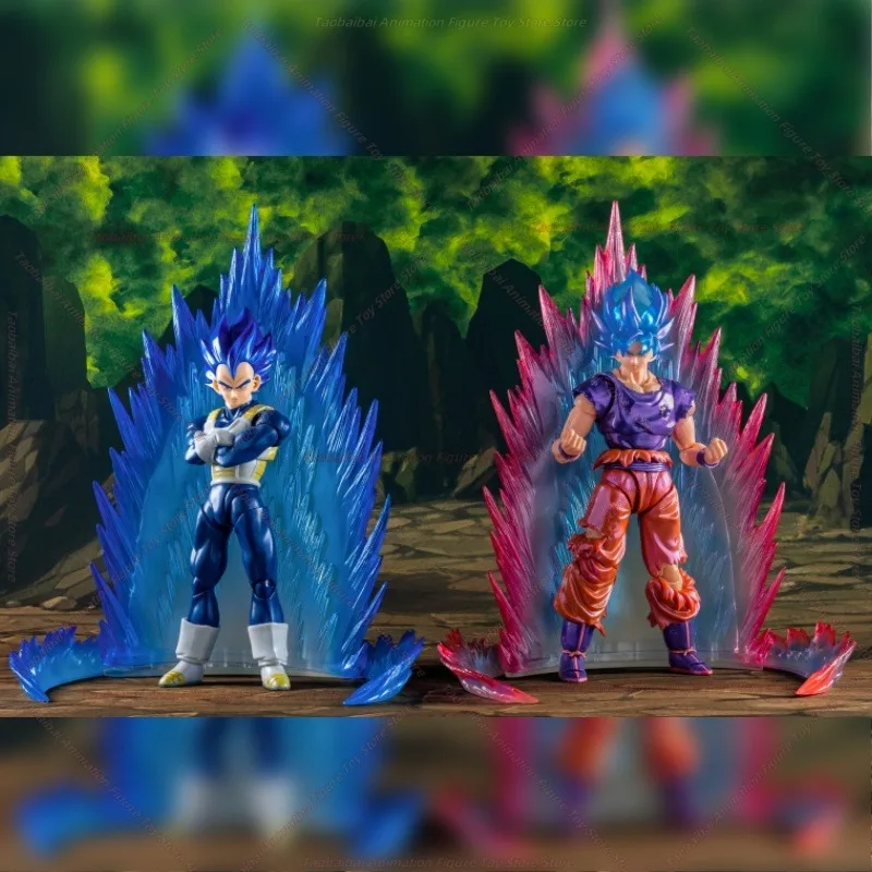 【شحن على مدار 24 ساعة】Demoniacal Fit Dragon Ball SHF [قتال الروح اللامعة] Wukong [أزرق عميق] Vegeta 1/12 Action Doll Anime